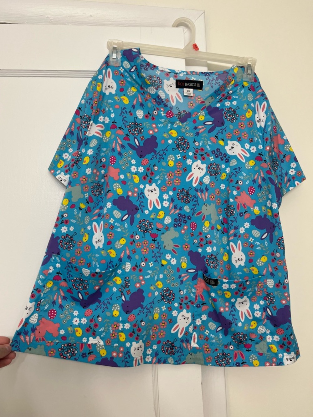 Easter scrub top - Picture 2 of 5
